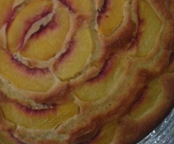 Torta alle pesche