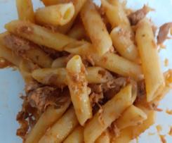 Penne acciughe tonno e agrume