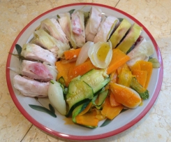 Petto di pollo farcito alle verdure