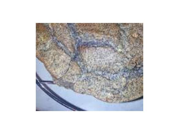 Black bread di fagioli neri, mandorle e semi vari