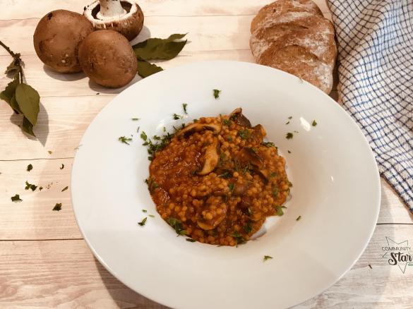 Fregola sarda con funghi -Contest Funghi