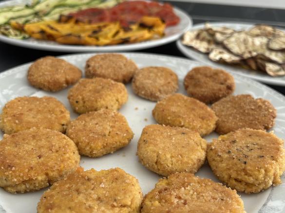 Polpette di tofu e peperoni