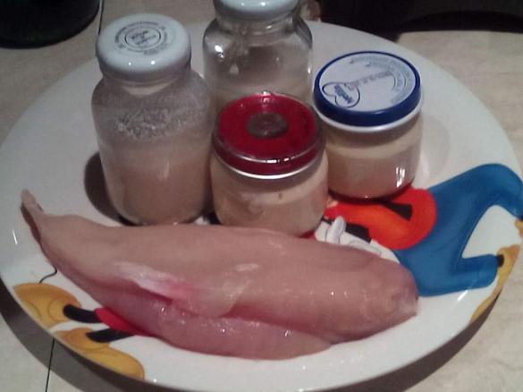 Omogeneizzato di pollo e carota