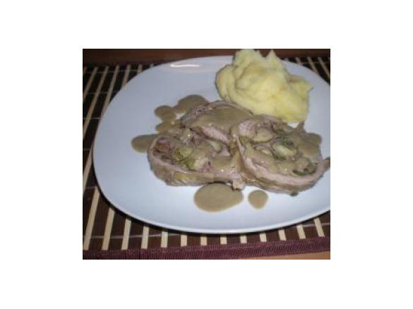 Tasca di vitello ripiena di carciofi