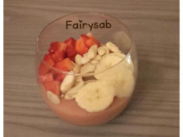 Budino Fragola & Banana Vegan -contest budini-