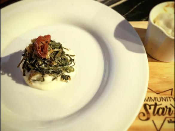 Antipasto di Baccalà Erbe Selvatiche e Besciamella all’aglio / con ausilio Bimby Friend