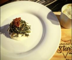 Antipasto di Baccalà Erbe Selvatiche e Besciamella all’aglio / con ausilio Bimby Friend