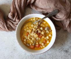 Pasta con ceci e salsiccia