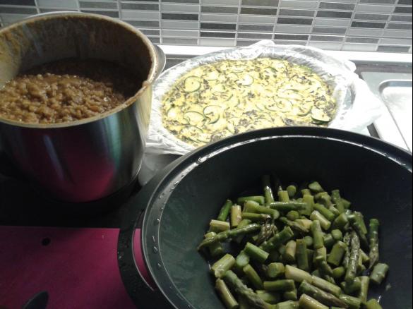 Asparagi, frittata e lenticchie: scorta di "schisete" per la settimana!