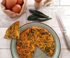 Frittata con cavolo nero luganega al forno a modo mio