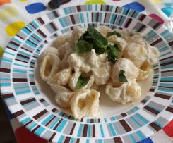 Pasta Conchiglie alla ricotta e limone