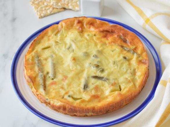 Cheesecake salata con i fiocchi