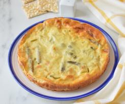 Cheesecake salata con i fiocchi