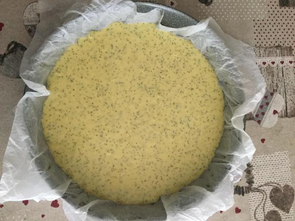 Torta al limone e semi di papavero