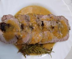 Filetto di maiale ripieno di prugne (alla birra senza glutine)