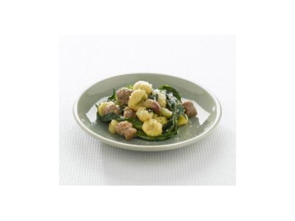 Gnocchi di lenticchie con luganega