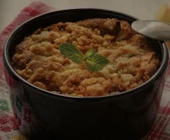 Crumble mele e zenzero