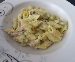 Salsa di zucchine e pancetta alla Manu