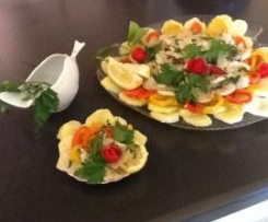Insalata Me Gusta di Baccalà con patate e peperoni a vapore- Team Gismondi Divisione Bronzi di riace