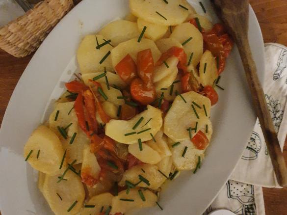 Peperoni e patate sottovuoto