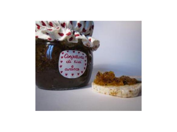 Confettura di kiwi e arance