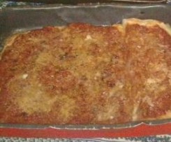 Pizza: sfincione palermitano