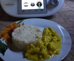 riso al curry con pollo