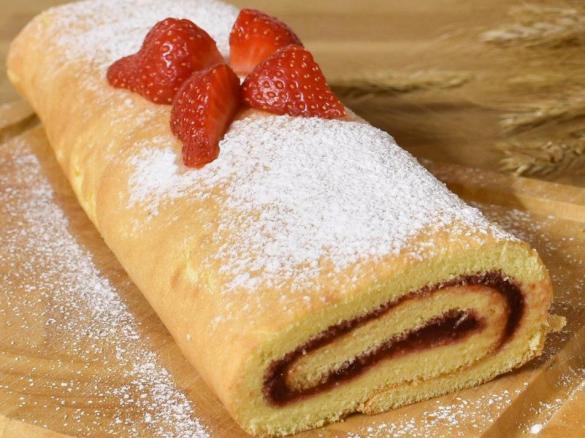 Rotolo alle fragole