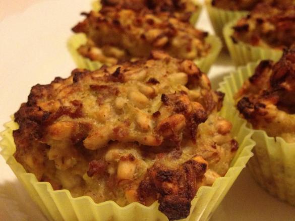 Muffin di orzo e verza