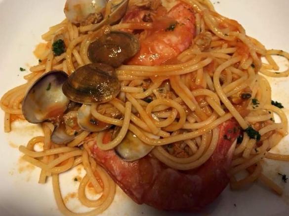 Spaghetti vongole e gamberoni