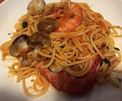 Spaghetti vongole e gamberoni