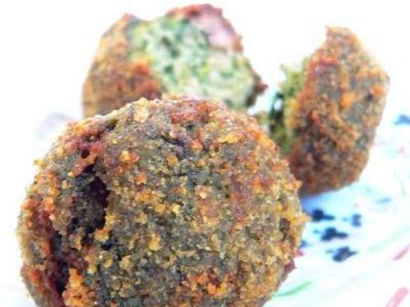 Polpette di carne e spinaci