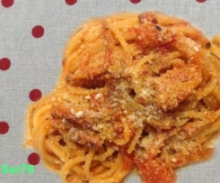 Spaghetti alla chitarra all'amatriciana