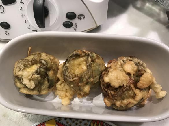 Carciofi farciti /contest contorni di verdure