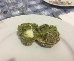 Polpette al forno con broccoli e mozzarella