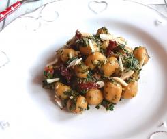 Gnocchetti di ceci con pesto di cime di rape a modo mio (contest rape)