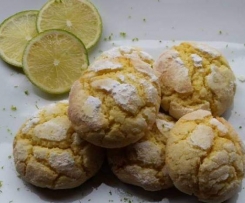 Biscotti Morbidi con Lime e Cocco 
