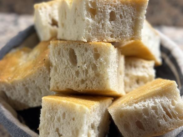 Focaccia a lunga lievitazione
