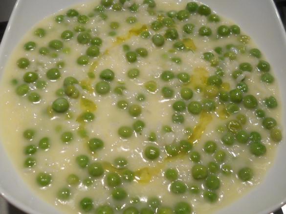 Riso con i piselli