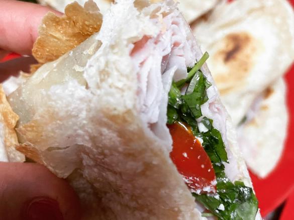 Piadina sfogliata all’olio