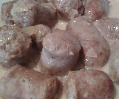 Salsicce al vino bianco