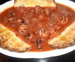 Polipetti al sugo piccante