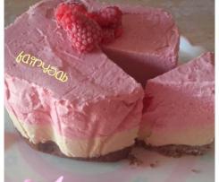 Torta Crudista Cocco & Lamponi Vegan (Row Cake) -contest frutti di bosco gelati