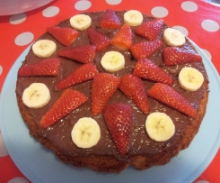 Torta con crema al cacao (senza glutine)