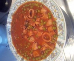 seppie con piselli gustose