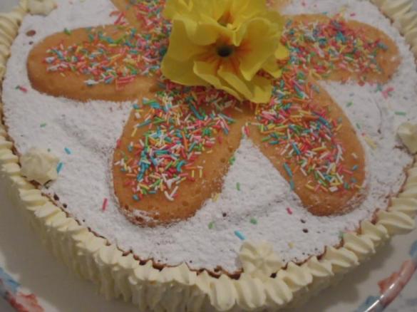 Torta all'acqua minerale