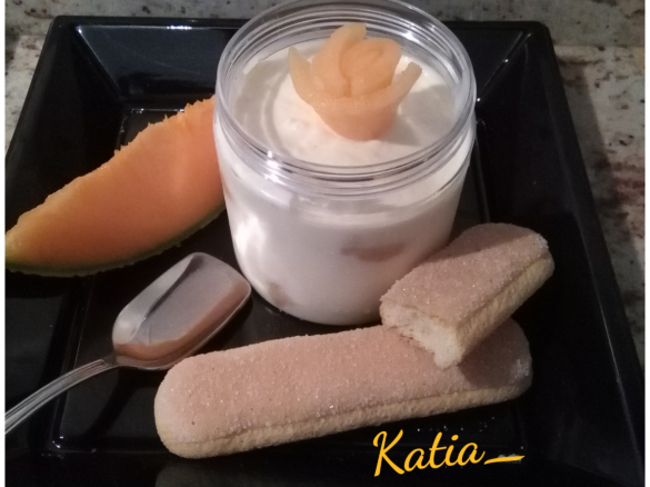 Tiramisù al melone in barattolo - Contest Tiramisù Estivo