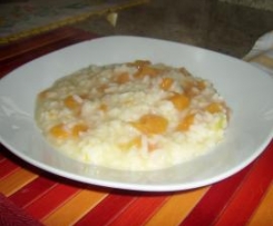 RISOTTO ZUCCA E PORRI