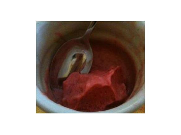 gelato alla fragola senza colpe!
