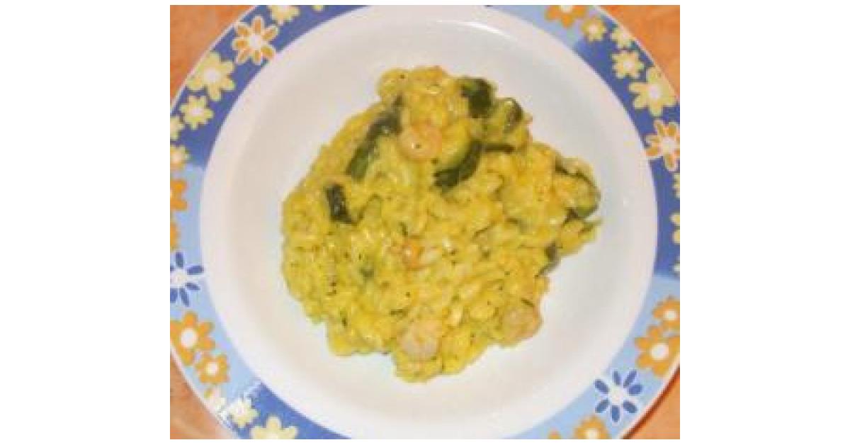 Risotto Giallo con Gamberetti e Zucchine è un ricetta creata dall ...